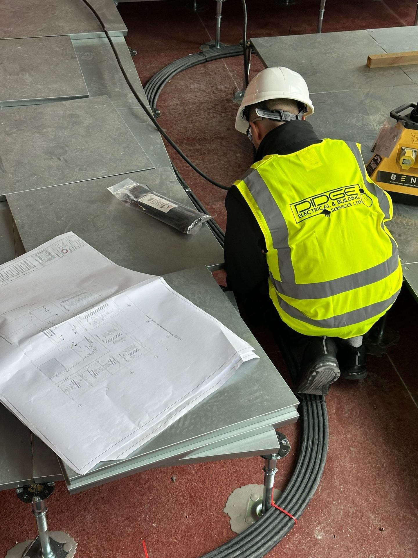 Cable installation works