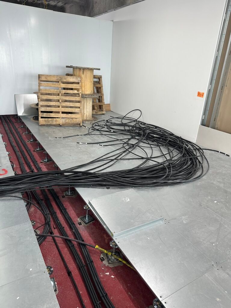 Swa cable runs to commercial office fit out