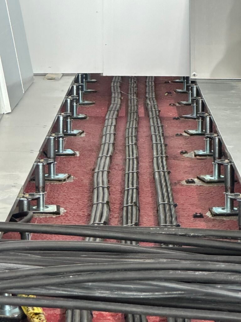 Swa cable runs to commercial office fit out