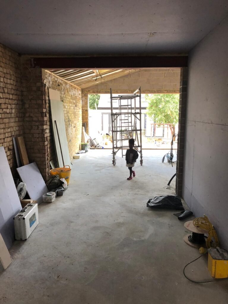 Floor been screeded