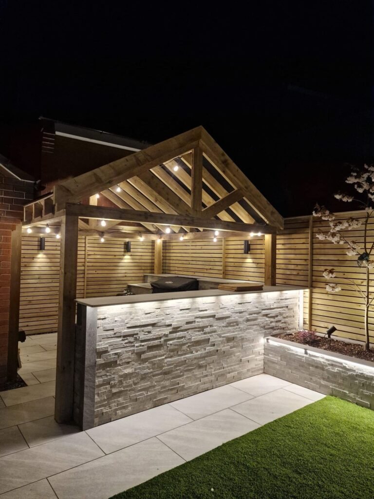 Outdoor Kitchen Lighting